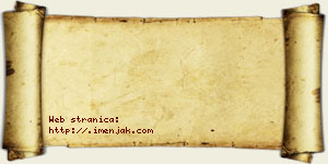 Andjelina Milijević vizit kartica